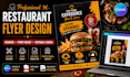 design professional restaurant flyers in canva