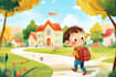 create whimsical children book illustration