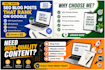 write high quality articles and  blog posts