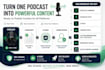 turn your podcast into engaging social media content