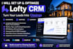 setup lofty crm, lofty website, idx website, lofty automation