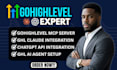 connect gohighlevel to claude ai, chatgpt, mcp server, ai agent setup