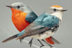 draw birds illustration for you