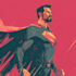 a superhero art illustration comic for you