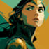 illustrate a superhero comic cover art