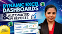 design dynamic excel dashboards and automated KPI reports
