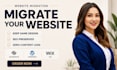 move migrate squarespace wordpress wix shopify website with same design and SEO