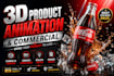 make cinematic 3d product advertisement