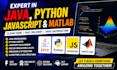 automate yous tasks using python, javascript,java and matlab