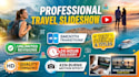 create elegant travel photo slideshow video