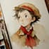 make a digital watercolor character art