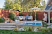 design your outdoor space with garden, patio, and pool rendering
