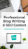 seo blog articles writing and canva post design