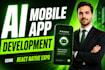 develop an ai mobile app using react native expo