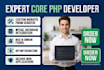 build, custom develop, and fix errors in core PHP and mysql websites