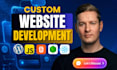 build custom website with full stack web development using react laravel