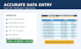 do accurate data entry,excel work,web research and data cleaning