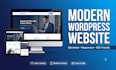 build a modern wordpress website using elementor pro