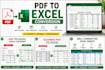 convert PDF to excel professionally