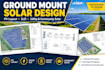 ground mount solar design pv layout, sld, utility community solar