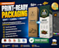 edit product packaging, label and prepare print ready artwork