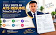 write an ats resume tailored to your job