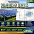 design ground mount solar, sld, utility interconnection permit plans