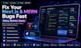 fix react next js node js and mern stack bugs and errors