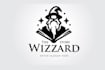 do a magical wizard inspired fantasy harry potter logo