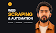 do python web scraping, data extraction and data mining