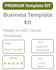 design a premium canva business template kit