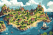 design a vector map illustration