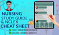 create nursing study guides and nclex cheat sheets
