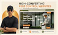 design a high converting pest control business website