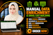 manually research and enrich your data