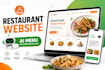 create a restaurant website with ai menu recommendation bot