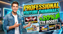create professional youtube thumpnails to boost your CTR