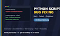 fix, debug, or improve your python script fast