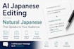 proofread and edit ai translated japanese text