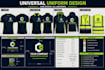 create universal uniform and apparel designs