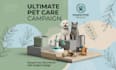 design premium pet product banner for ecommerce