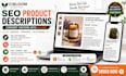 write SEO optimized product descriptions for etsy shopify and ebay