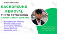 do professional background removal and clipping path