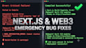 fix next js hydration react and web3 wallet connection bugs