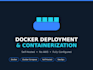 setup and deploy your docker containers and configurations