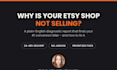 diagnose why your etsy listing is not getting sales