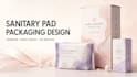custom sanitary pad packaging design