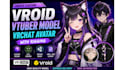 create custom vroid vtuber model, vrchat avatar with rigging