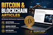 write bitcoin and blockchain articles