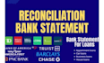 do the bank reconciliation and statements